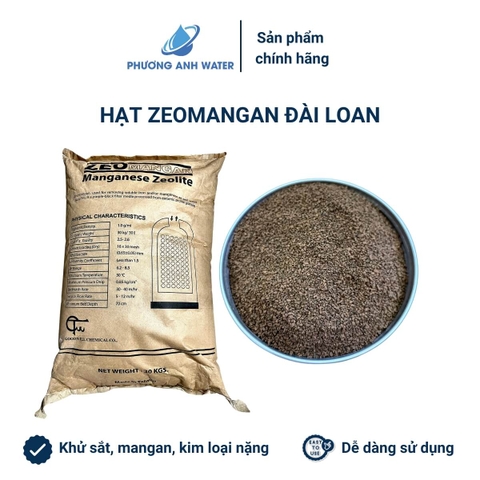 [Theo kg] Hạt Zeomangan Đài Loan xử lý nước