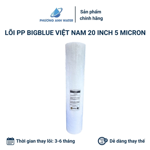 Lõi Bigblue Việt Nam 20 inch 5 micron