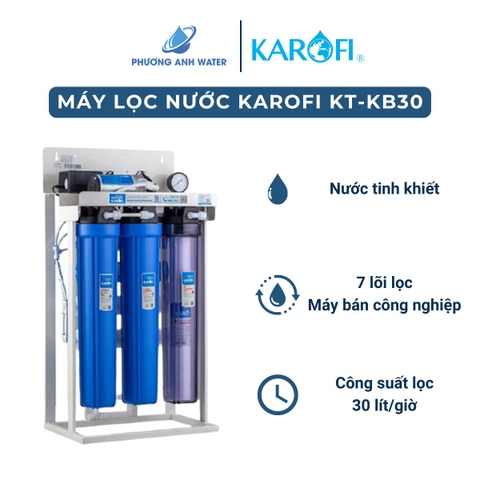 Máy lọc nước RO bán công nghiệp Karofi 30L/H