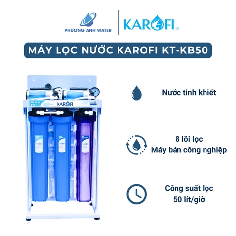 Máy lọc nước RO bán công nghiệp Karofi 50L/H