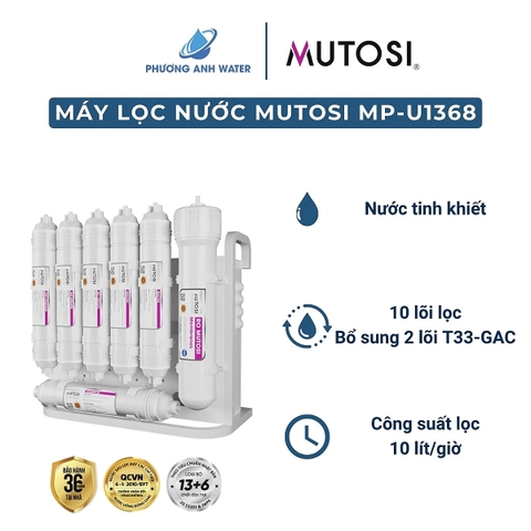 Máy lọc nước RO Mutosi MP-U1368 10 lõi