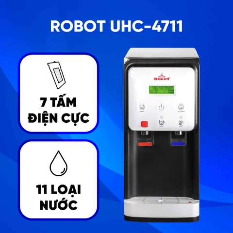 Máy lọc nước ION Kiềm nóng lạnh Robot UHC 4711 để bàn