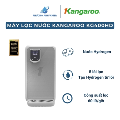 Máy lọc nước Hydrogen Kangaroo KG400HD 5 lõi