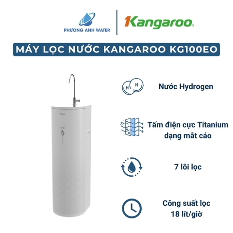 Máy lọc nước Hydrogen Kangaroo KG100EO OVAL 7 lõi