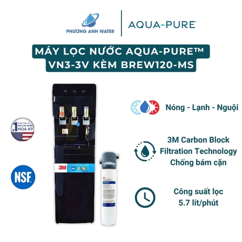 Cây lọc nước nóng lạnh VN3-3V (tích hợp Aqua-Pure™ BREW120-MS)