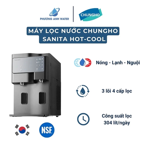 Máy lọc nước nóng lạnh ChungHo SANITA Hot-Cool