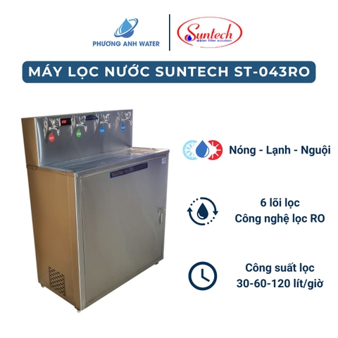 Máy lọc nước 4 vòi nóng lạnh nguội Suntech ST-043RO