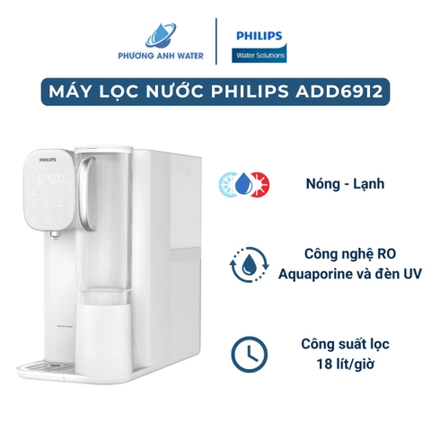 Máy lọc nước nóng lạnh để bàn Philips ADD6912WH/74
