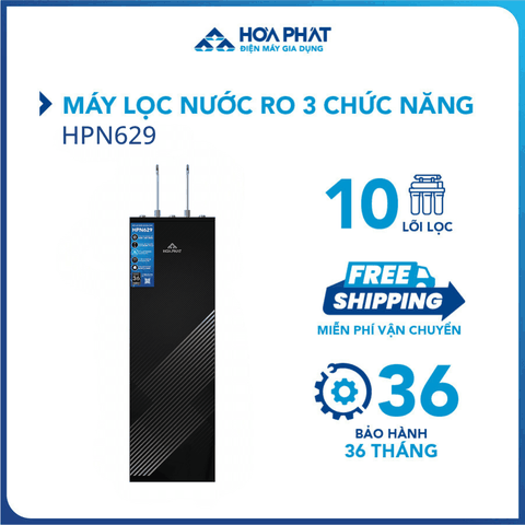 Máy lọc nước nóng lạnh Hòa Phát HPN629 10 lõi