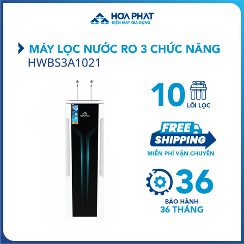 Máy lọc nước nóng lạnh Hòa Phát HWBS3A1021 10 lõi