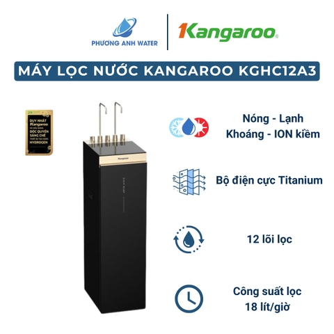 Máy lọc nước nóng lạnh ION Kiềm Kangaroo Sumire KGHC12A3
