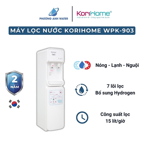 Máy lọc nước nóng lạnh Korihome WPK-903 7 lõi