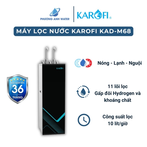 Máy lọc nước nóng lạnh Karofi KAD-M68 11 lõi