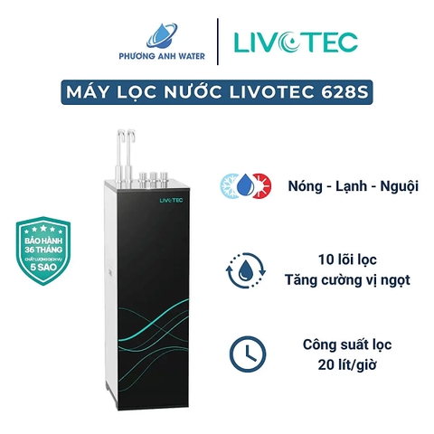 Máy lọc nước nóng lạnh Livotec 628S 10 lõi