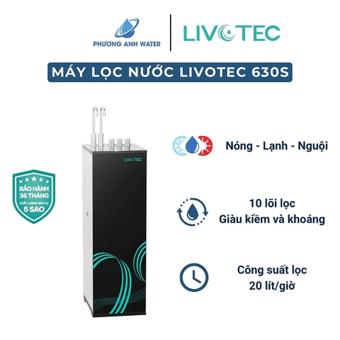 Máy lọc nước nóng lạnh Livotec 630S 10 lõi