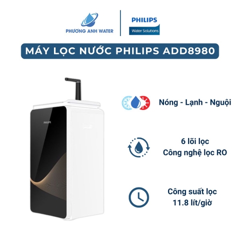 Máy lọc nước nóng lạnh Philips ADD8980/74 6 lõi