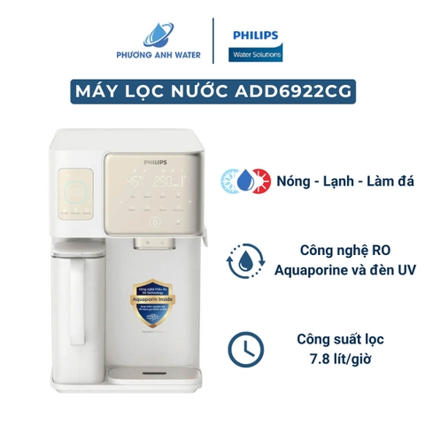 Máy lọc nước nóng lạnh Philips Frappuccino ADD6922CG 6in1