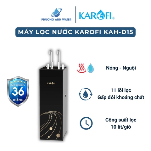 Máy lọc nước nóng nguội Karofi KAH-D15 11 lõi
