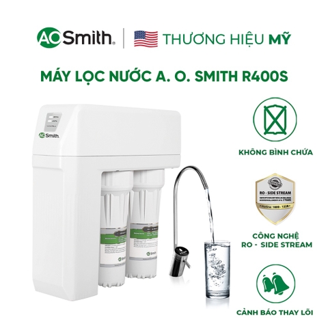 Máy lọc nước RO A. O. Smith R400S 2 lõi