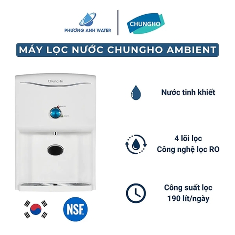Máy lọc nước RO ChungHo Ambient 4 lõi