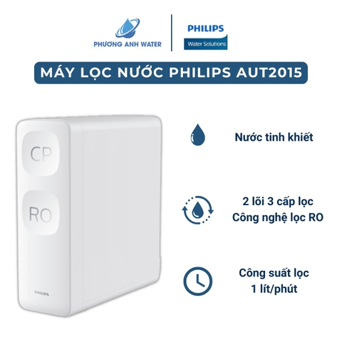 Máy lọc nước RO Philips AUT2015/74 để gầm 2 lõi