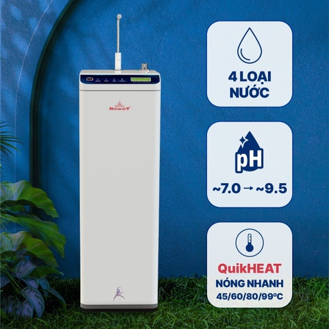Máy lọc nước RO Hydrogen Kiềm nóng Robot HYDROMEGA PLUS-9