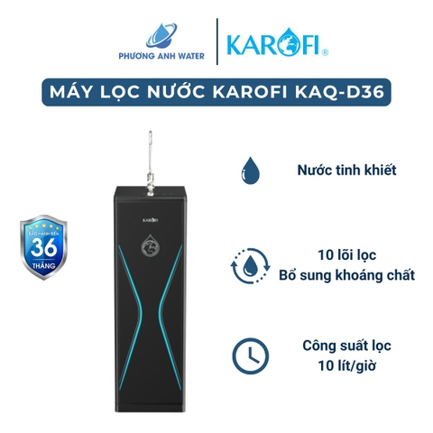 Máy lọc nước RO Karofi KAQ-D36 10 lõi