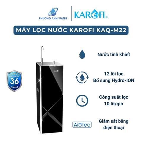 Máy lọc nước RO Karofi KAQ-M22 12 lõi