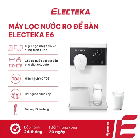 Máy lọc nước RO nóng nguội Electeka E6 để bàn