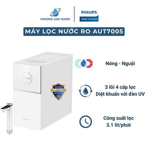 Máy lọc nước RO Philips AUT7005 để gầm 3 lõi