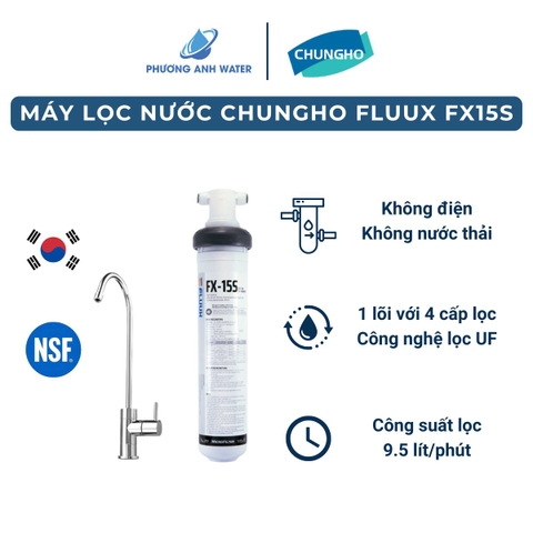 Máy lọc nước UF ChungHo FLUUX FX-15S 1 lõi