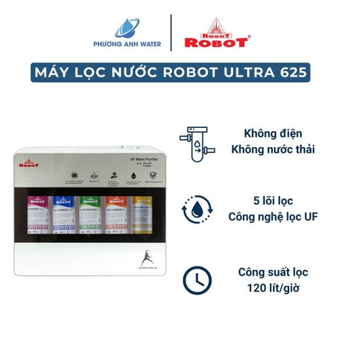 Máy lọc nước UF Robot ULTRA 625 treo tường
