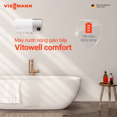 Máy nước nóng gián tiếp Vitowell Comfort Deluxe D2 S30 2,5kW-VN
