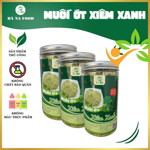 Muối ớt xiêm xanh nhà làm sạch sẽ giòn ngon - Bà Na Food