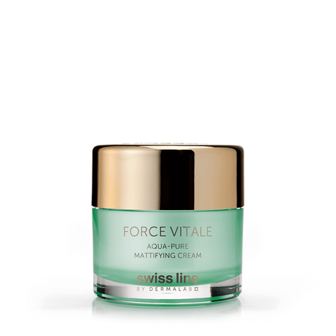 Kem kiềm dầu, phục hồi da tổn thương Swissline Force Vitale Aqua Pure Matifying Cream