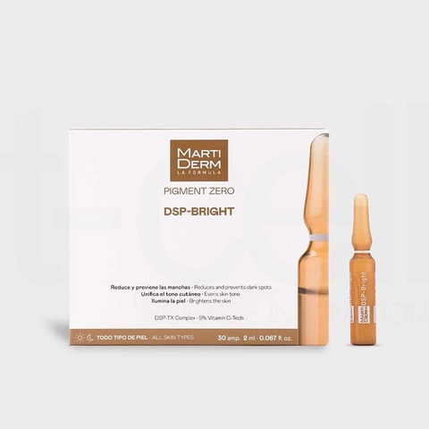 Ampoule Dưỡng Sáng Đều Màu Da, Giảm Đốm Sắc Tố - MartiDerm Pigment Zero DSP Bright