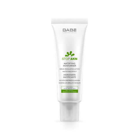 Kem dưỡng ẩm kiềm dầu trị mụn BABE Stop AKN Mattifying Moisturiser