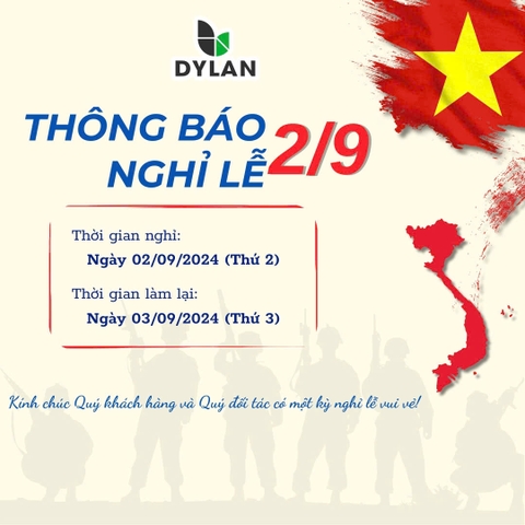 THÔNG BÁO NGHỈ LỄ QUỐC KHÁNH 2/9