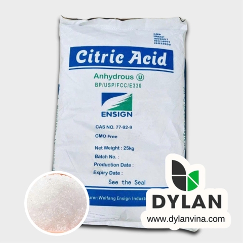 Acid Citric Anhydrate-Weifeng - C6H8O8 - Nhập khẩu Trung Quốc.