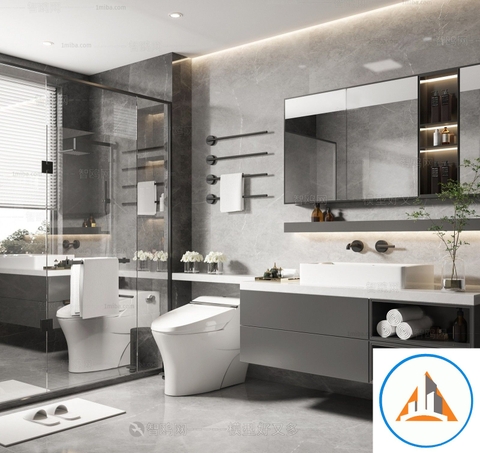 Thư Viện Vệ Sinh Sketchup