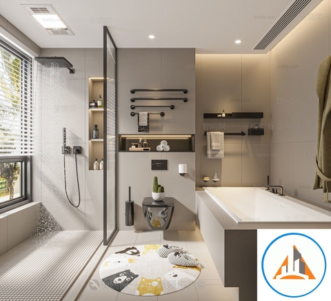 Thư Viện Vệ Sinh Sketchup