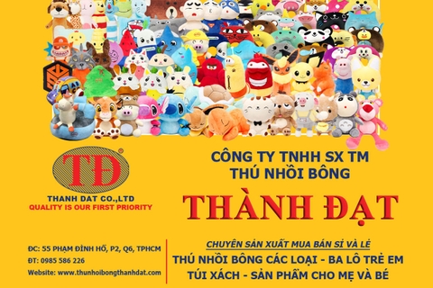 SẢN XUẤT QUÀ TẶNG GẤU BÔNG CHO DOANH NGHIỆP