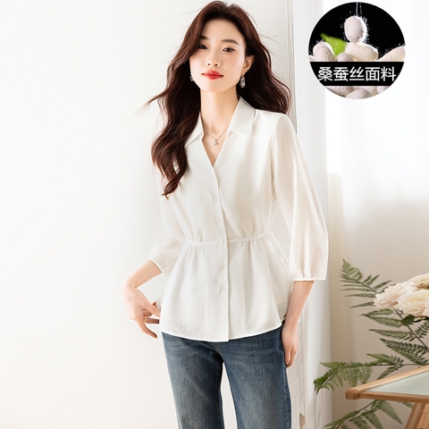 ma-l867-ao-so-mi-lua-to-tam-mau-tron-thoi-trang-xuan-he-cao-cap