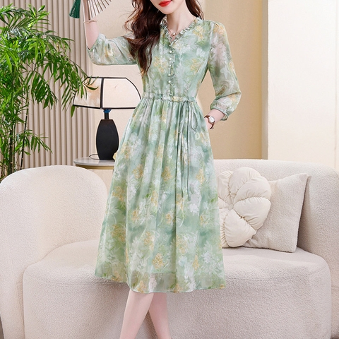 ma-m146-dam-chiffon-hoa-tiet-hoa-cho-nu-kieu-dang-moi-mua-he-xuan-thu