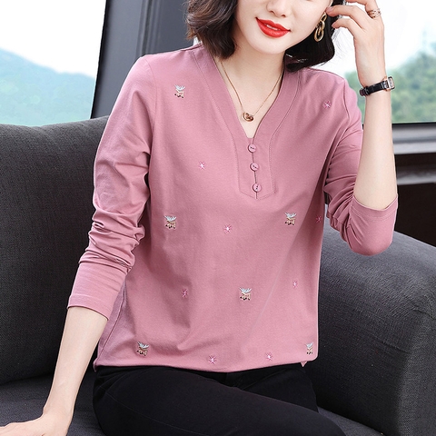 ma-l945-ao-thun-dai-tay-bang-cotton-nguyen-chat-danh-cho-cac-me