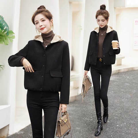 ma-l928-ao-khoac-da-den-mua-xuan-nu-cao-cap-thu-dong-ngan