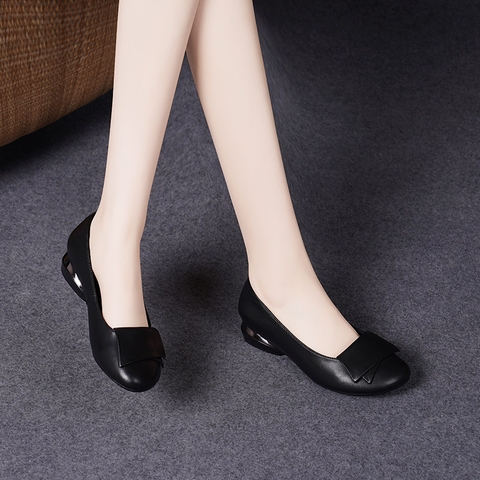 ma-m028-giay-luoi-da-that-got-thap-mui-tron-giay-cho-me