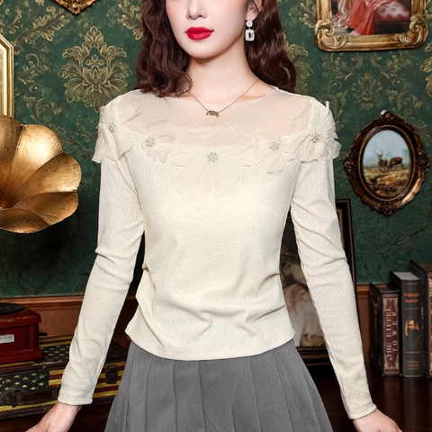 ma-l178-ao-len-thun-nu-dai-tay-ao-thun-moi-co-tron-kieu-phap