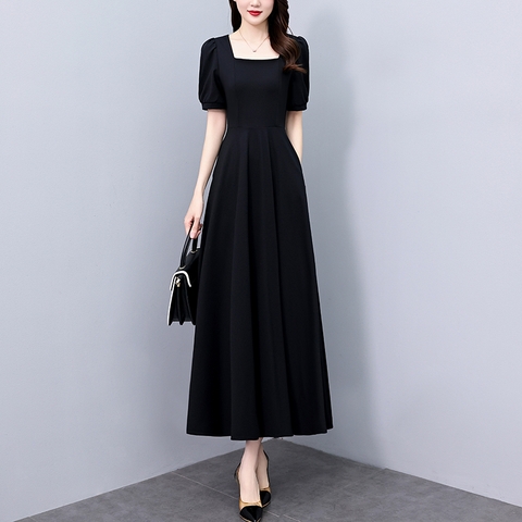 ma-l672-vay-den-trung-nien-thoi-trang-cao-cap-cho-nu-mua-he