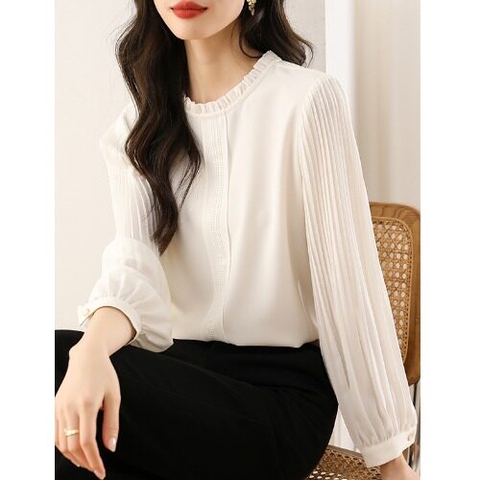 ma-m111-ao-dai-tay-nu-ao-so-mi-chiffon-trang-thiet-ke